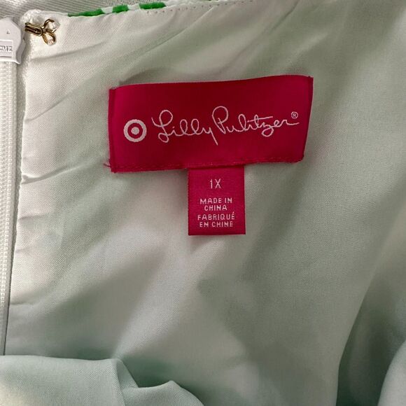 LILLY PULITZER Green White Boom Boom Jumpsuit Women’s Size 1X - Picture 4 of 16